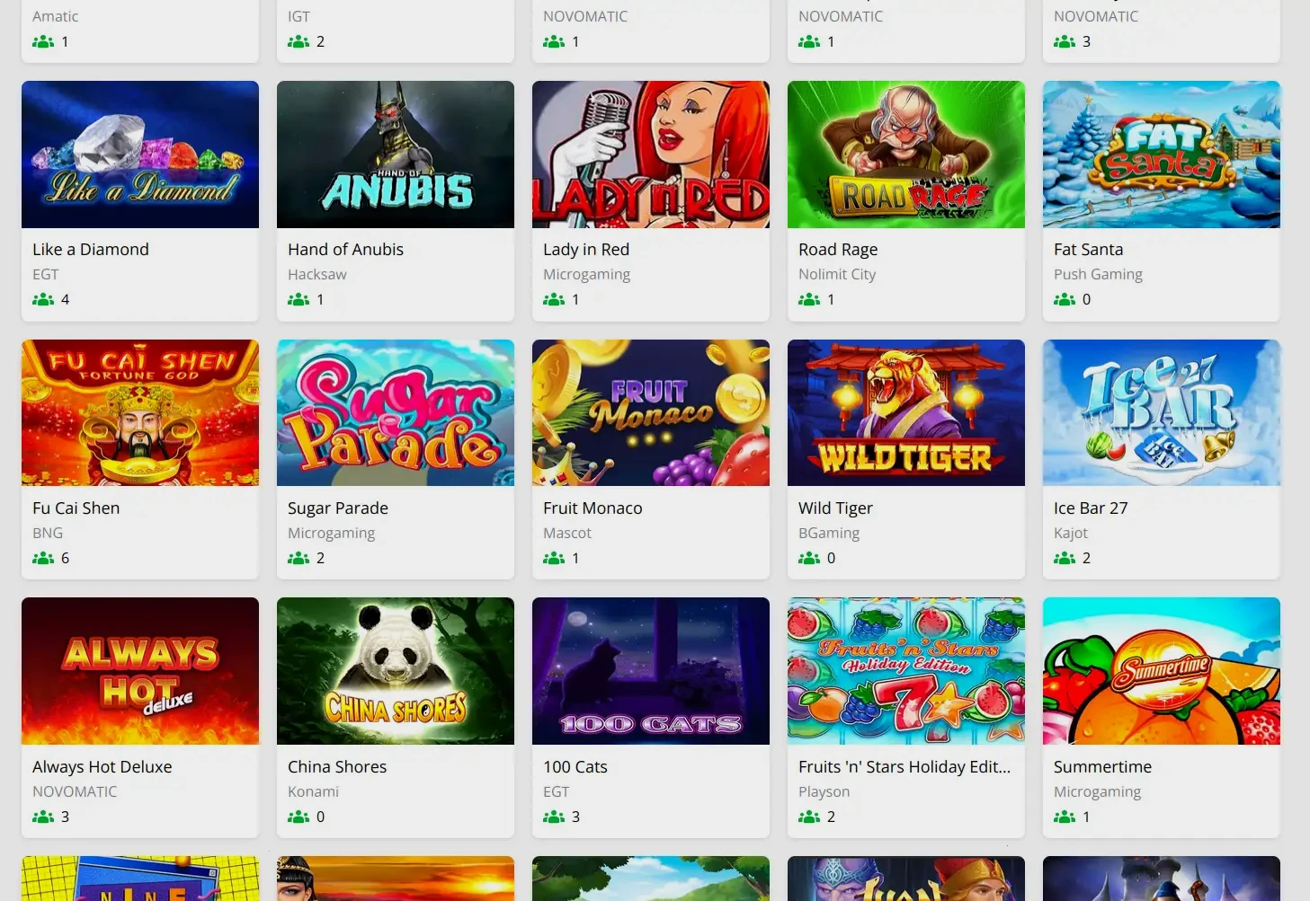 Dachbet Casino mobile App Spielübersicht auf Smartphone
